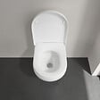 VILLEROY ET BOCH - Pack WC suspendu sans bride  Architectura + abattant + plaque blanche + bâti Grohe - vignette
