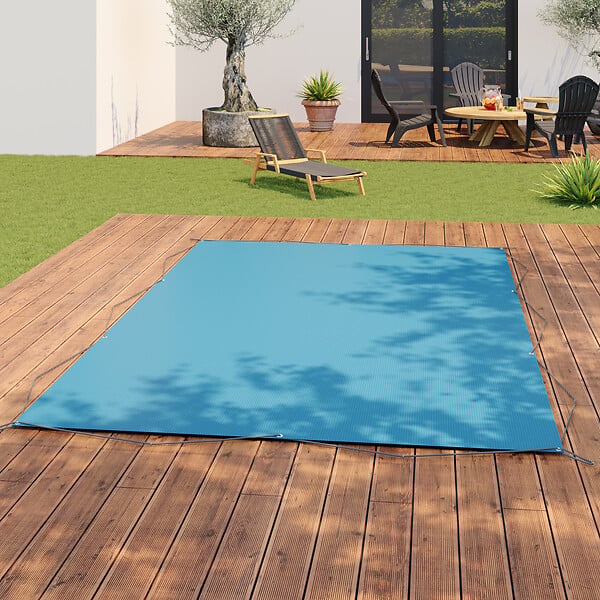 JARDIBEST - Bâche de protection - Bleu marine et vert - 5x8m - large