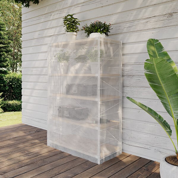 JARDIBEST - Bâche armée - Polyéthylène - Transparente - 160g - 4x5m - large