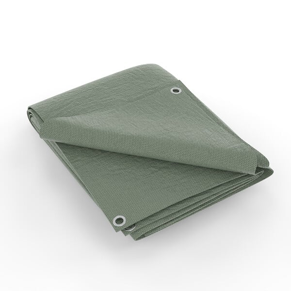 JARDIBEST - Bâche à bois - Polyéthylène - Vert - 80g/m2 - 2x8m - large