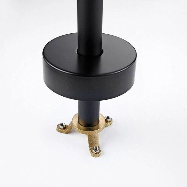 VALAZ - Robinet mitigeur baindouche sur pied CALGARY noir mat - large
