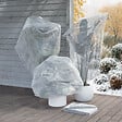 JARDIBEST - Lot de 5 Housses d'Hivernage Blanc - 30grs au m2 - Dim 0.80x1m - vignette