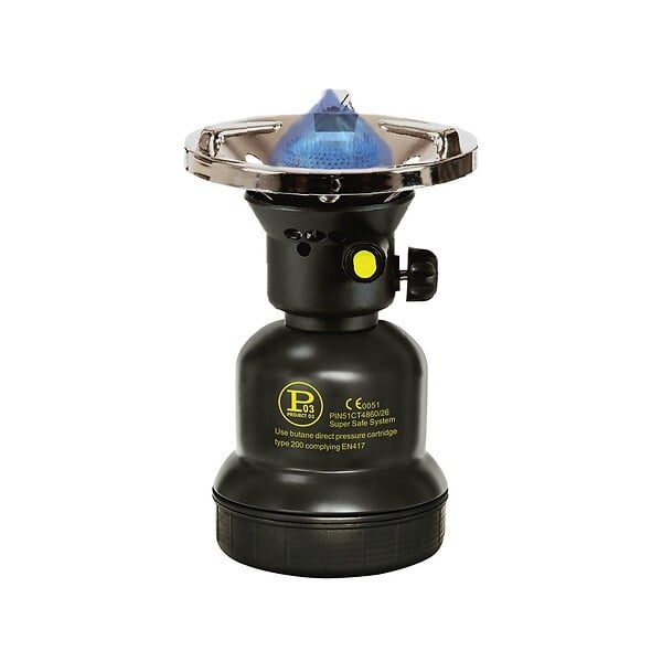 PROWELTEK - Rechaud à gaz piezo 1300W Coque Acier Réchaud gaz Camping pour cartouche gaz 190g COOK60P - large