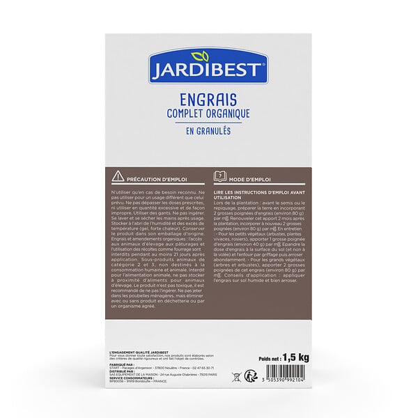 JARDIBEST - Engrais universel - 1.5kg - large