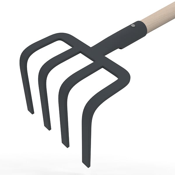 JARDIBEST - Croc à bêcher - 4 dents - L135cm - large