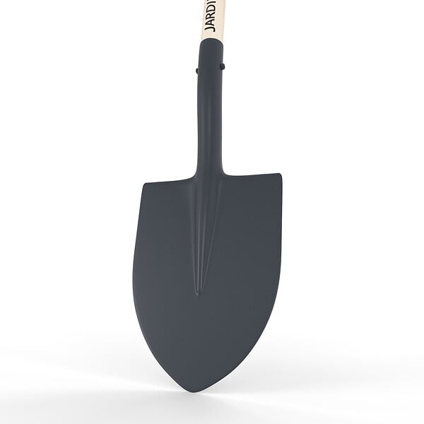 JARDIBEST - Pelle bêche emmanché - Acier trempé - large