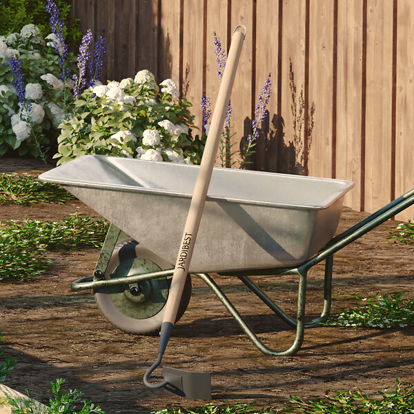 JARDIBEST - Binette avec manche - 110cm - large