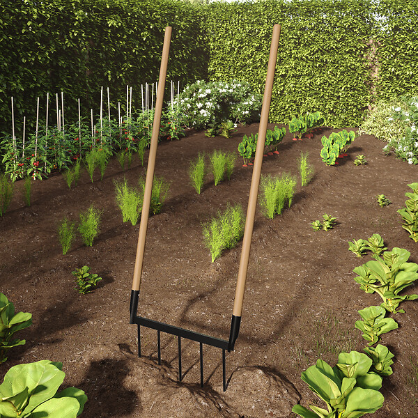 JARDIBEST - Eco  BIOfourche - 5 dents - 110cm - large