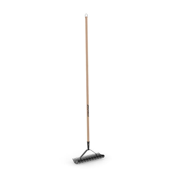 JARDIBEST - Scarificateur - Acier et bois - 32 dents - large