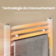 EMKE - EMKE Sèche-serviette eau chaude, Radiateur sèche-serviettes raccordement central Blanc 100x60cm 498Watts - vignette