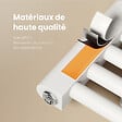 EMKE - EMKE Sèche-serviette eau chaude, Radiateur sèche-serviettes raccordement central Blanc 100x50cm 427Watts - vignette