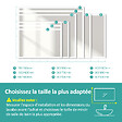 EMKE - EMKE Miroir LED de Salle de Bain 60 x 80 cm,  Interrupteur Tactile, Intensité réglable 3 Températures - vignette