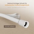 EMKE - EMKE Colonne de Douche Thermostatique – Blanc Mat, Débit d'Eau Ajustable,Design Minimaliste Séparé, Douchette 3 Fonctions,Kit de Douche - vignette