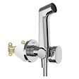 HANSGROHE - Douchette bidette EcoSmart S avec robinet d'arret et corps d'encastrement Chromé - vignette