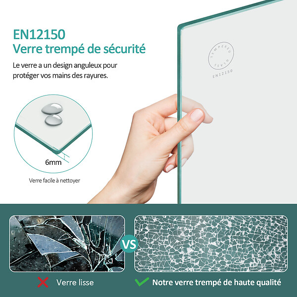 EMKE - EMKE Pare-Baignoire 110 x 140 cm – Paroi de Douche Pliable en Verre Trempé 6 mm avec Revêtement Nano, Installation Réversible - large