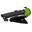 VITO - Aspirateur et Souffleur de feuilles 3000W Sac 35L Roulettes et Bandoulière VITO - vignette
