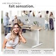 TECTAKE - Cloison de bureau Noisy avec coins arrondis gris - vignette