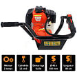 GT GARDEN - Tarière thermique 52 cm3 - 3 CV + lot de 3 mèches (80, 150 et 250 mm) - vignette