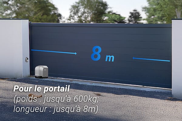 EZVIZ - Motorisation connectée EZVIZ pour portail coulissant HG2 600 Pro - large