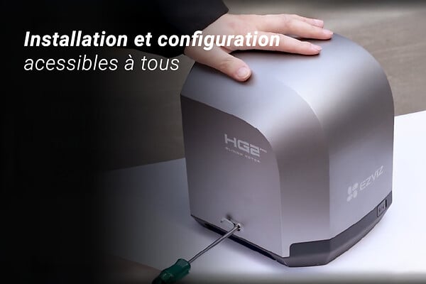 EZVIZ - Motorisation connectée EZVIZ pour portail coulissant HG2 600 Pro - large