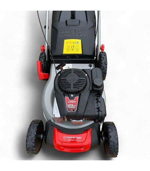 POPSTER - Tondeuse thermique 46 cm 123cc mulching inclus - POPSTER TLM046SB L123 - large