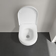 VILLEROY ET BOCH - Pack WC suspendu sans bride  Architectura directflush + abattant frein de chute + bâti-support autoportant + plaque blanche - vignette