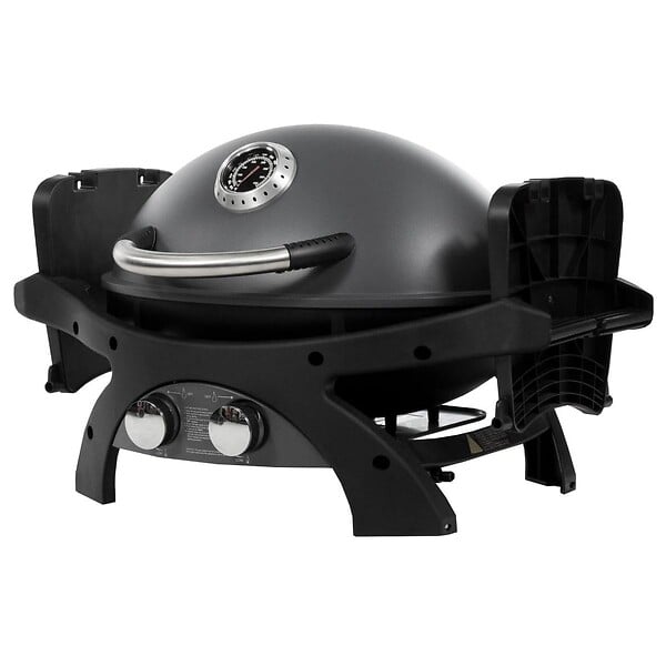 PIT BOSS - Barbecue à Gaz portable 5200W Grille de cuisson fonte émaillée 58 x 42.5 cm 2 Bruleurs PIT BOSS - large