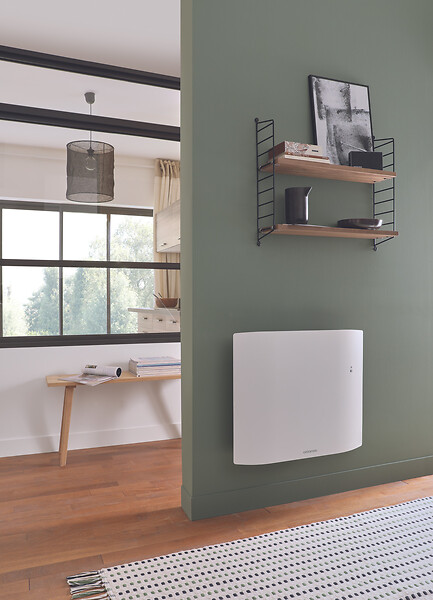 ATLANTIC - Radiateur connecté Divali Néo horizontal 1500W Blanc carat - ATLANTIC - 507672 - large