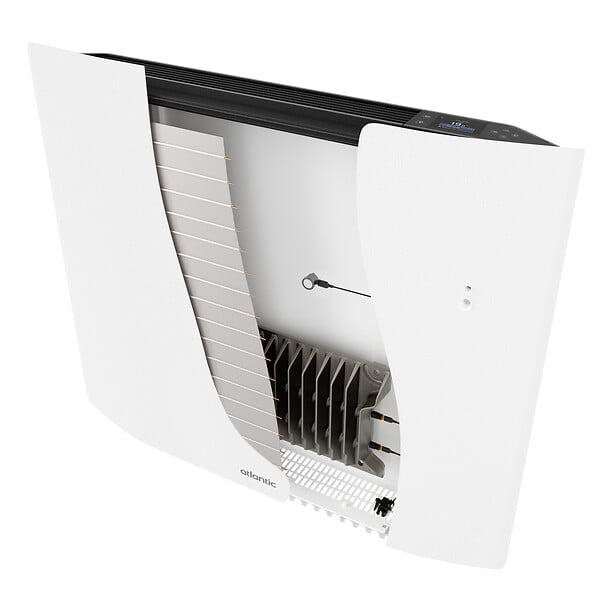 ATLANTIC - Radiateur connecté Divali Néo horizontal 1000W Blanc carat - ATLANTIC - 507670 - large