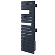 ATLANTIC - Sèche-serviettes connecté Nefertiti étroit mât droite 500W bleu profond - ATLANTIC - 850642 - vignette