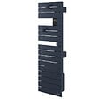 ATLANTIC - Sèche-serviettes connecté Nefertiti étroit avec soufflerie mât gauche 1500W bleu profond - ATLANTIC - 850095 - vignette