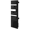 ATLANTIC - Sèche-serviettes connecté Nefertiti mât à droite 750W noir - ATLANTIC - 850037 - vignette