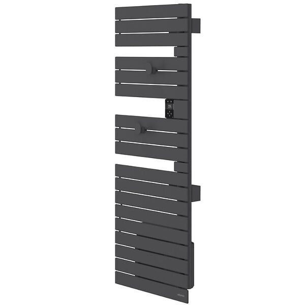 ATLANTIC - Sèche-serviettes connecté Nefertiti avec soufflerie mât à gauche 1750W anthracite - ATLANTIC - 850076 - large