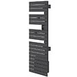 ATLANTIC - Sèche-serviettes connecté Nefertiti avec soufflerie mât à gauche 1750W anthracite - ATLANTIC - 850076 - vignette