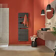 ATLANTIC - Sèche-serviettes connecté Nefertiti avec soufflerie mât à gauche 1750W noir - ATLANTIC - 850074 - vignette