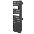 ATLANTIC - Sèche-serviettes connecté Nefertiti étroit mât gauche 500W graphite - ATLANTIC - 850648 - vignette
