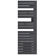 ATLANTIC - Sèche-serviettes connecté Nefertiti mât à droite 500W graphite - ATLANTIC - 850029 - vignette