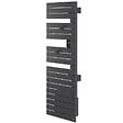 ATLANTIC - Sèche-serviettes connecté Nefertiti mât à droite 500W graphite - ATLANTIC - 850029 - vignette