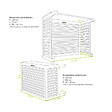 DECOCLIM - Cache unité extérieure en aluminium brun argile taille XL - DECOCLIM - 23AXL8003 - vignette