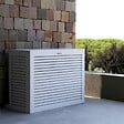DECOCLIM - Cache clim et pompe à chaleur - Taille S - Alu - Blanc - Decoclim - vignette