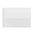 DECOCLIM - Face dos pour cache en aluminium blanc extension XL Plus - DECOCLIM-23AXL9010-DOSP - vignette
