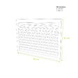DECOCLIM - Face dos pour cache en aluminium gris clair taille S - DECOCLIM - 23AS7035-DOS - vignette