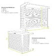 DECOCLIM - Cache unité extérieure en aluminium anthracite taille M - DECOCLIM - 23AM7016 - vignette