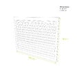 DECOCLIM - Face dos pour cache en aluminium blanc crème taille M - DECOCLIM - 23AM9001-DOS - vignette