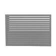 DECOCLIM - Face dos pour cache en aluminium gris poussière taille XL - DECOCLIM - 23AXL7037-DOS - vignette