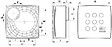 VORTICE - Extract centri mural timer ø100 90m3/h - vignette