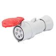 GEWISS - Prise mobile droite rouge câblage rapide 32A/400V - 3P+N+T - IP44/IP54 - GEWISS - GW62020FH - vignette