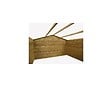 ALTANKA - Abri de jardin en bois - 16m2 - 4x4m - Traité - Ep. 28mm - Couleur: marron - DOM144 - vignette