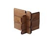 ALTANKA - Abri de jardin en bois - 15.2m2 - 3.9x3.9m - Traité - Ep. 34mm - Couleur: marron - DOM563 - vignette