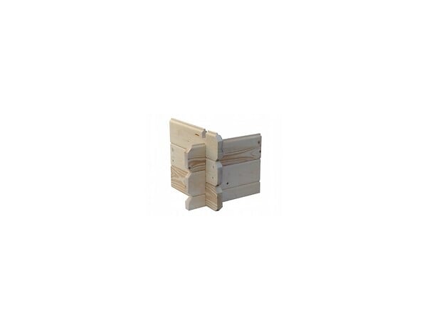 ALTANKA - Abri de jardin en bois - 11.7m2 - 3.9x3m - Ep. 34mm - Couleur: naturel - DOM561 - large